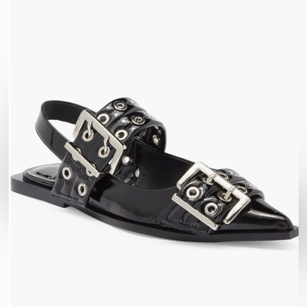 Jeffery Campbell Debb Slingback Flats Size 7 - Picture 2 of 11
